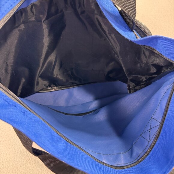 Las Vegas Nevada Tote Bag Embroidered Blue Black Zip Pocket Travel Souvenir - Picture 4 of 4